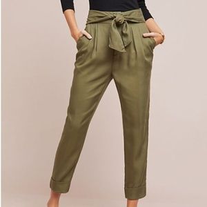 NWT Anthropologie Kingsley Belted Pants